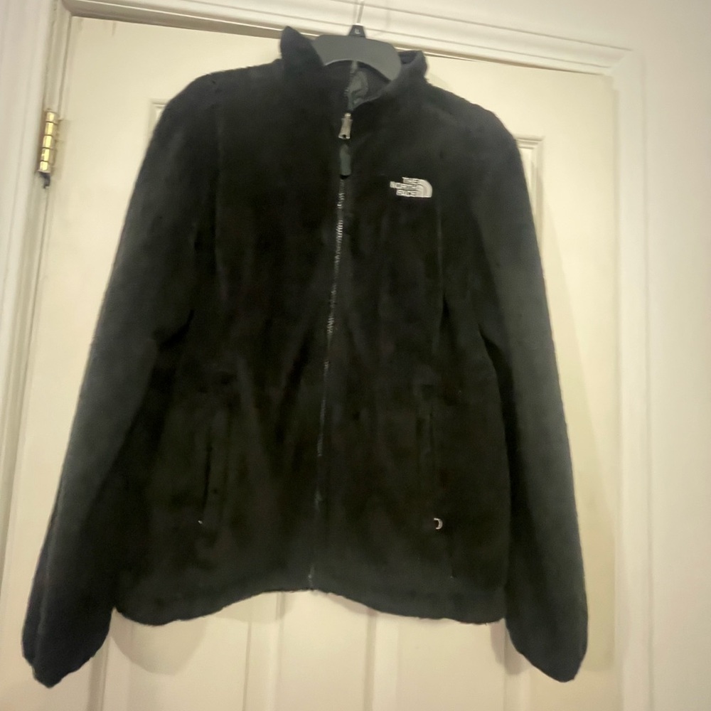 The North Face Black and Fleece Jacket
